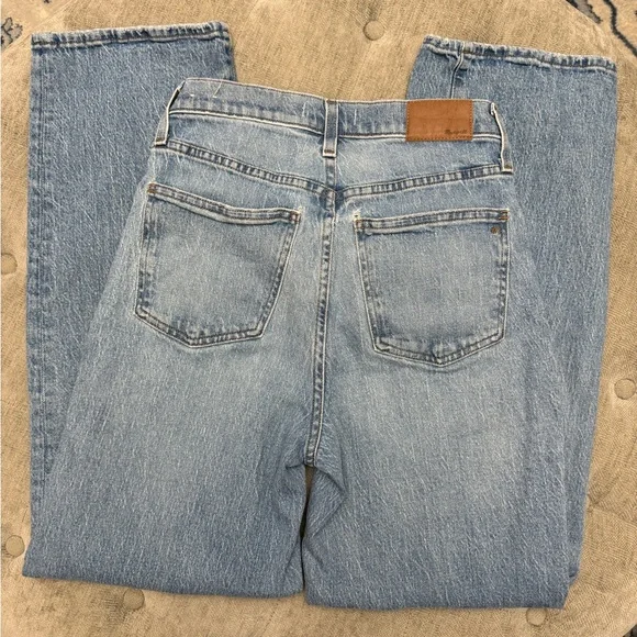 Madewell Light Blue High-Rise Wide-Leg Jeans - Picture 7 of 10